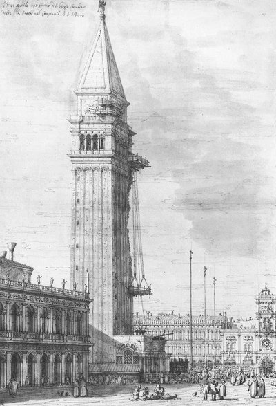 The Piazzetta by Giovanni Antonio Canal